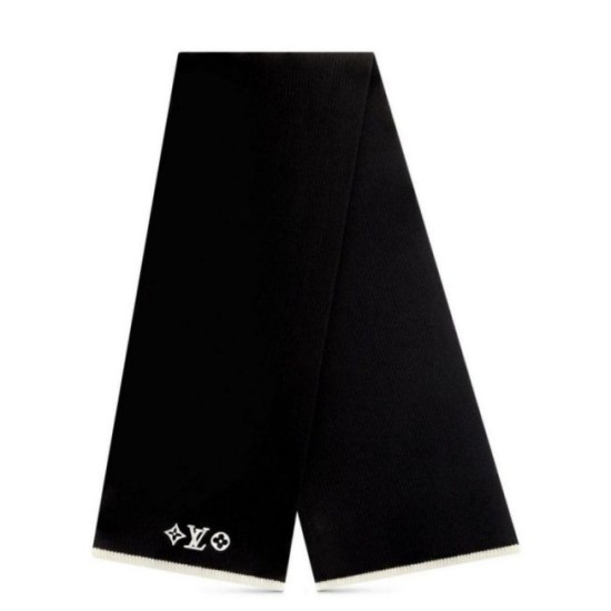 Replica Sciarpe Louis Vuitton LV Headline LV M77928 Nero