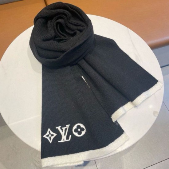 Replica Sciarpe Louis Vuitton LV Headline LV M77928 Nero