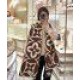 Replica Louis Vuitton M79215 Sciarpa medaglione LV Marrone