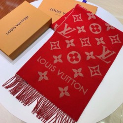 Replica Sciarpa in lana Louis Vuitton LV Essential M79502 Rossa