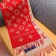 Replica Sciarpa in lana Louis Vuitton LV Essential M79502 Rossa