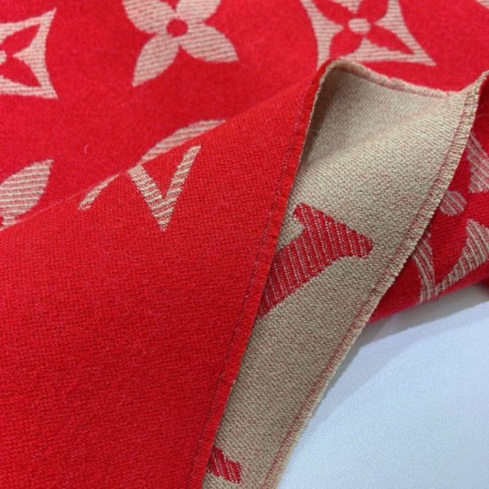 Replica Sciarpa in lana Louis Vuitton LV Essential M79502 Rossa