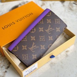 Replica Portafoglio Louis Vuitton Brazza LV M81538 Monogram Macassar