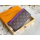 Replica Portafoglio Louis Vuitton Brazza LV M81538 Monogram Macassar