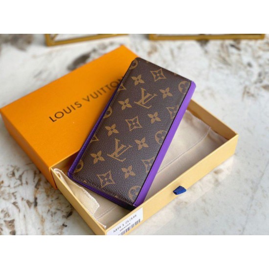 Replica Portafoglio Louis Vuitton Brazza LV M81538 Monogram Macassar