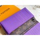 Replica Portafoglio Louis Vuitton Brazza LV M81538 Monogram Macassar
