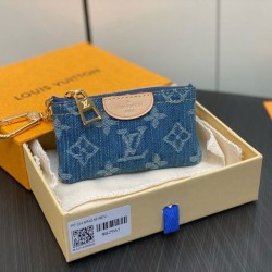 Replica Borsa a tracolla Louis Vuitton per chiavi M82961 Monogram Denim