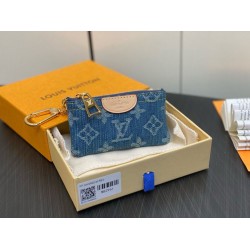 Replica Borsa a tracolla Louis Vuitton per chiavi M82961 Monogram Denim