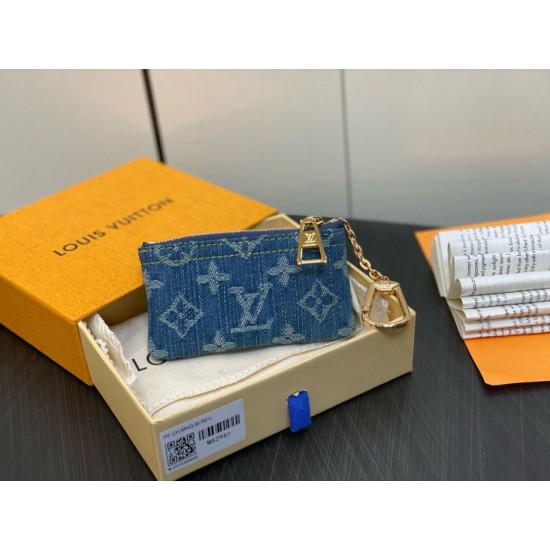 Replica Borsa a tracolla Louis Vuitton per chiavi M82961 Monogram Denim Replica Borsa a tracolla Louis Vuitton per chiavi M82961 Monogram Denim