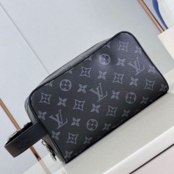 Replica Borsa da uomo Louis Vuitton Locker Dopp Kit M83113 Monogram Eclipse