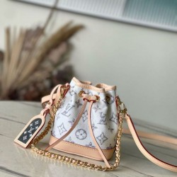 Replica Borsa Louis Vuitton Nano Noe in tessuto monogram M83453
