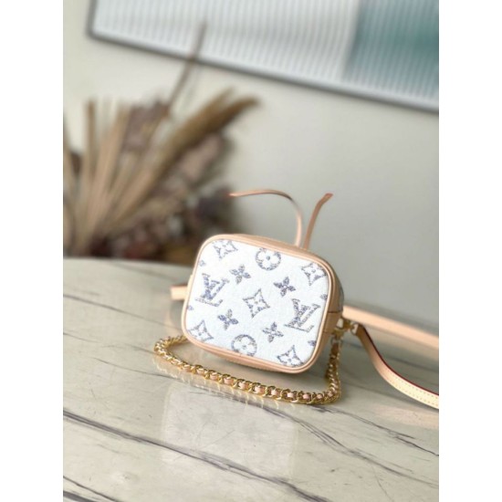 Replica Borsa Louis Vuitton Nano Noe in tessuto monogram M83453