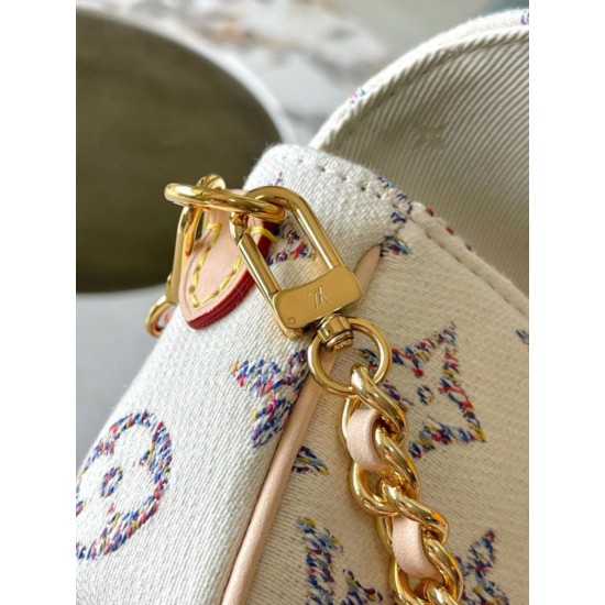 Replica Portafoglio Louis Vuitton con catena Ivy Bag in tessuto monogram M83499