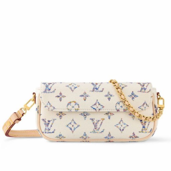 Replica Portafoglio Louis Vuitton con catena Ivy Bag in tessuto monogram M83499