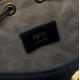 Replica Fendi Mon Tresor secchiello Mini Borsa Fendi Con motivo FF Nera