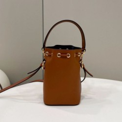 Replica Fendi Mon Tresor secchiello Mini Borsa Fendi Marrone