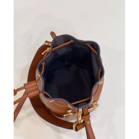 Replica Fendi Mon Tresor secchiello Mini Borsa Fendi Marrone