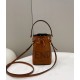 Replica Fendi Mon Tresor secchiello Mini Borsa Fendi Marrone