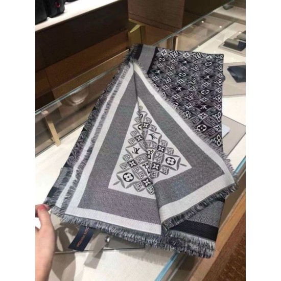 Replica Louis Vuitton LV Dal 1854 Scialle con monogram MP2821