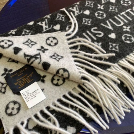 Replica Louis Vuitton Gioco Sulla Sciarpa MP2907 Beige