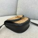 Replica Borsa piccola YSL Saint Laurent Kaia in rafia