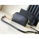 Replica Pouch YSL Saint Laurent Gaby con cerniera trapuntato nero Replica Pouch YSL Saint Laurent Gaby con cerniera trapuntato nero