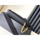 Replica Pouch YSL Saint Laurent Gaby con cerniera trapuntato nero Replica Pouch YSL Saint Laurent Gaby con cerniera trapuntato nero