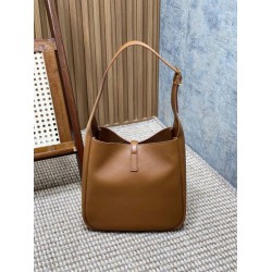 Replica Borse YSL Saint Laurent Le 5 A 7 Supple Small Hobo Marrone