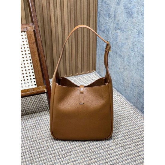 Replica Borse YSL Saint Laurent Le 5 A 7 Supple Small Hobo Marrone Replica Borse YSL Saint Laurent Le 5 A 7 Supple Small Hobo Marrone