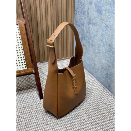 Replica Borse YSL Saint Laurent Le 5 A 7 Supple Small Hobo Marrone Replica Borse YSL Saint Laurent Le 5 A 7 Supple Small Hobo Marrone