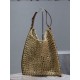 Replica Borsa Shopping YSL Saint Laurent Oxalis Rafia Macramè Marrone