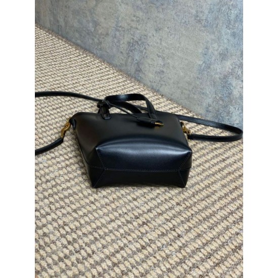 Replica Borsa tote YSL Saint Laurent mini Toy Shopping Nera