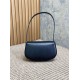 Replica Borsa a tracolla mezzaluna YSL Saint Laurent Mini Voltaire Nera