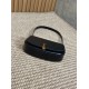 Replica Borsa a tracolla mezzaluna YSL Saint Laurent Mini Voltaire Nera