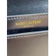 Replica Borsa a tracolla mezzaluna YSL Saint Laurent Mini Voltaire Nera