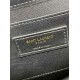 Replica Borsa a tracolla mezzaluna YSL Saint Laurent Mini Voltaire Nera