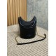 Replica Borsa a secchiello YSL Saint Laurent Gaby con patta superiore nera Replica Borsa a secchiello YSL Saint Laurent Gaby con patta superiore nera