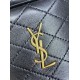 Replica Borsa a secchiello YSL Saint Laurent Gaby con patta superiore nera Replica Borsa a secchiello YSL Saint Laurent Gaby con patta superiore nera