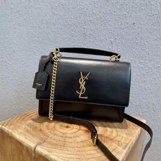 Replica Borsa YSL Saint Laurent nuova media Sunset Nero Replica Borsa YSL Saint Laurent nuova media Sunset Nero
