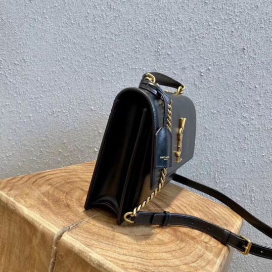 Replica Borsa YSL Saint Laurent nuova media Sunset Nero Replica Borsa YSL Saint Laurent nuova media Sunset Nero