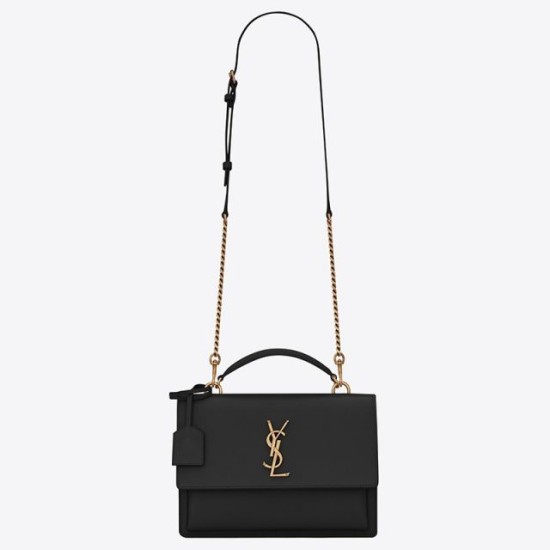 Replica Borsa YSL Saint Laurent nuova media Sunset Nero Replica Borsa YSL Saint Laurent nuova media Sunset Nero