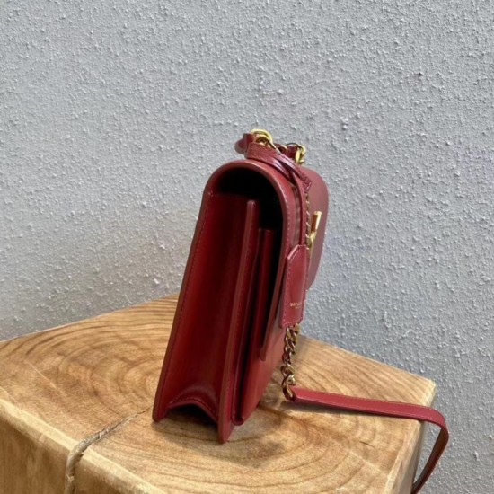 Replica Borsa YSL Saint Laurent nuova media Sunset nera