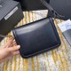 Replica Borsa piccola YSL Saint Laurent Solferino Pelle di vitello nera
