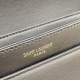 Replica Borsa media YSL Saint Laurent Solferino Pelle di vitello nera