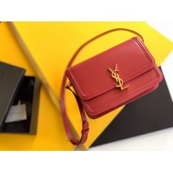 Replica Borsa media YSL Saint Laurent Solferino Rossa