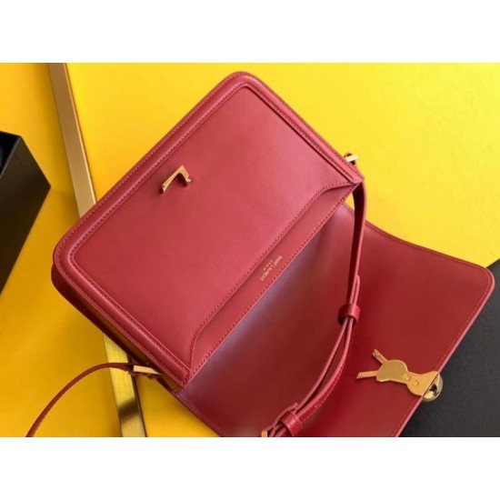 Replica Borsa media YSL Saint Laurent Solferino Rossa Replica Borsa media YSL Saint Laurent Solferino Rossa