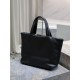Replica Borsa tote imbottita larga YSL Saint Laurent in nappa nera