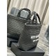 Replica Borsa tote YSL Saint Laurent Rive Gauche all'uncinetto in rafia nera