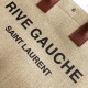 Replica Borsa tote YSL Saint Laurent Rive Gauche con manico marrone chiaro