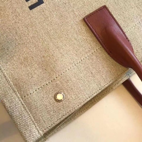 Replica Borsa tote YSL Saint Laurent Rive Gauche con manico marrone chiaro